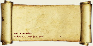 Dejana Adamović vizit kartica